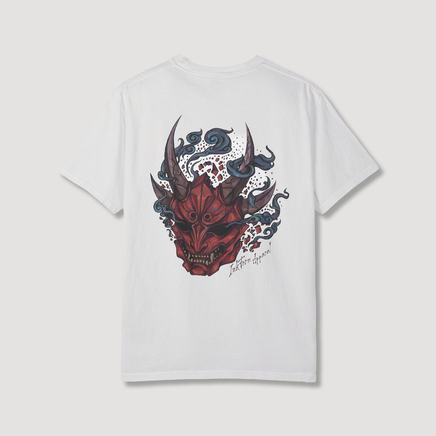 Red Oni Mask Back T-Shirt
