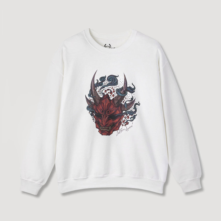 Red Oni Mask Sweatshirt