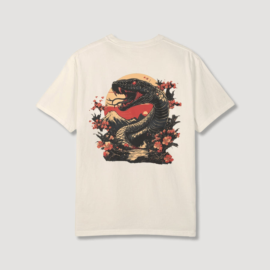 Black Snake Back T-Shirt