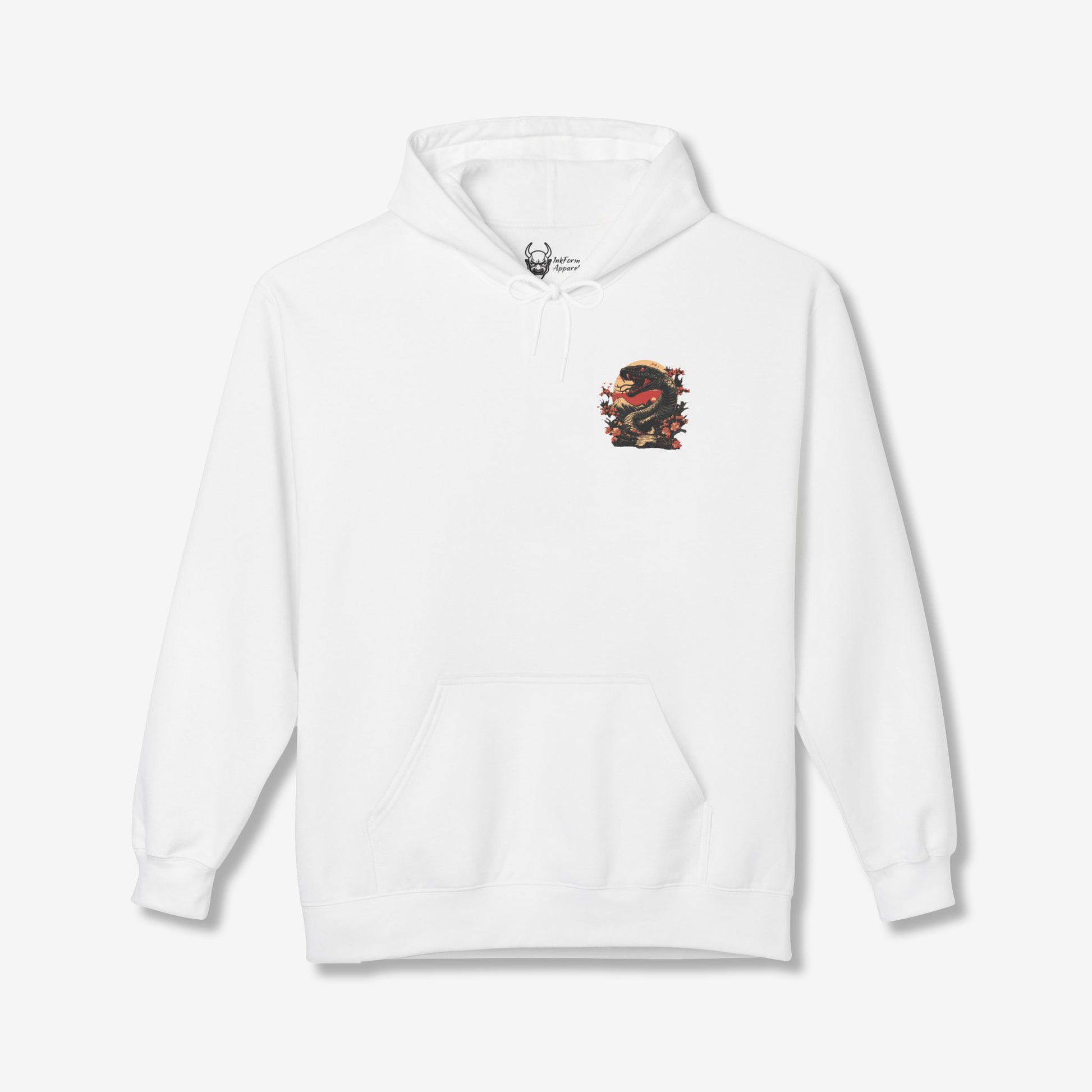Black Snake Back Hoodie