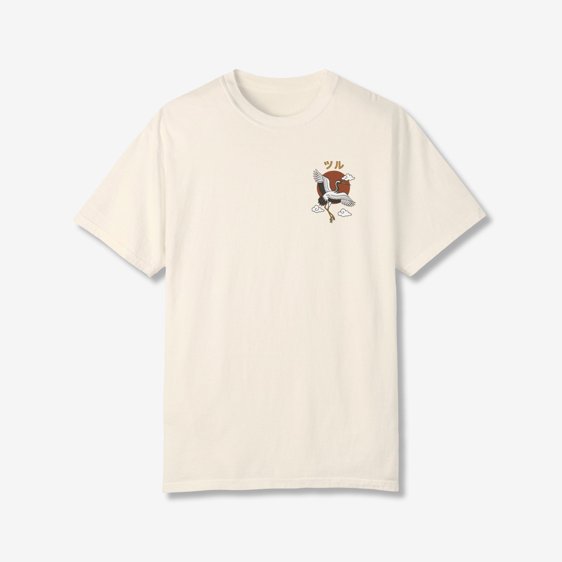 Crane with Sun Back T-Shirt