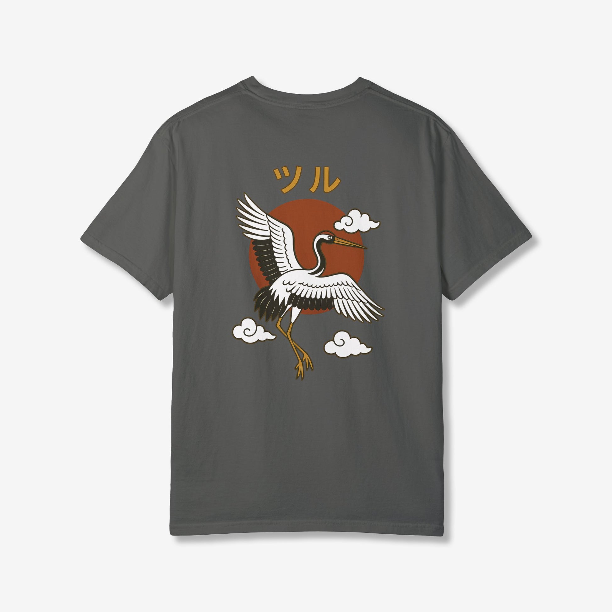 Crane with Sun Back T-Shirt