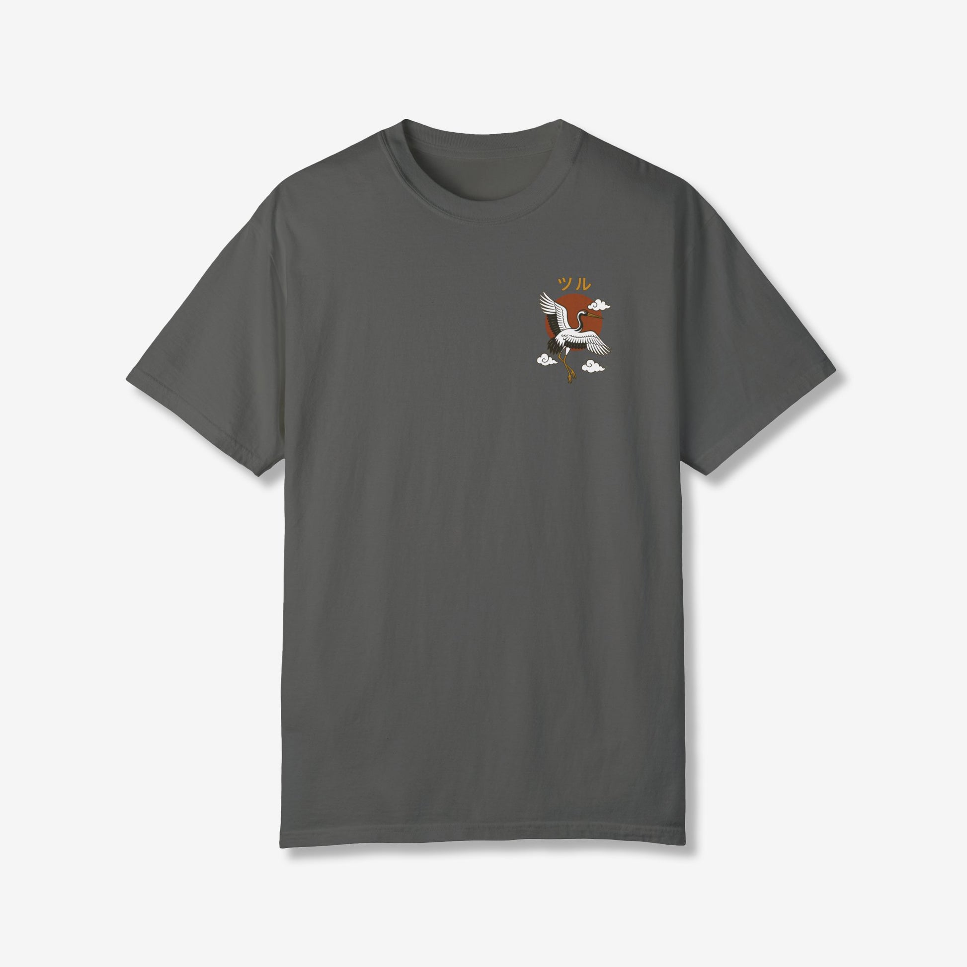 Crane with Sun Back T-Shirt