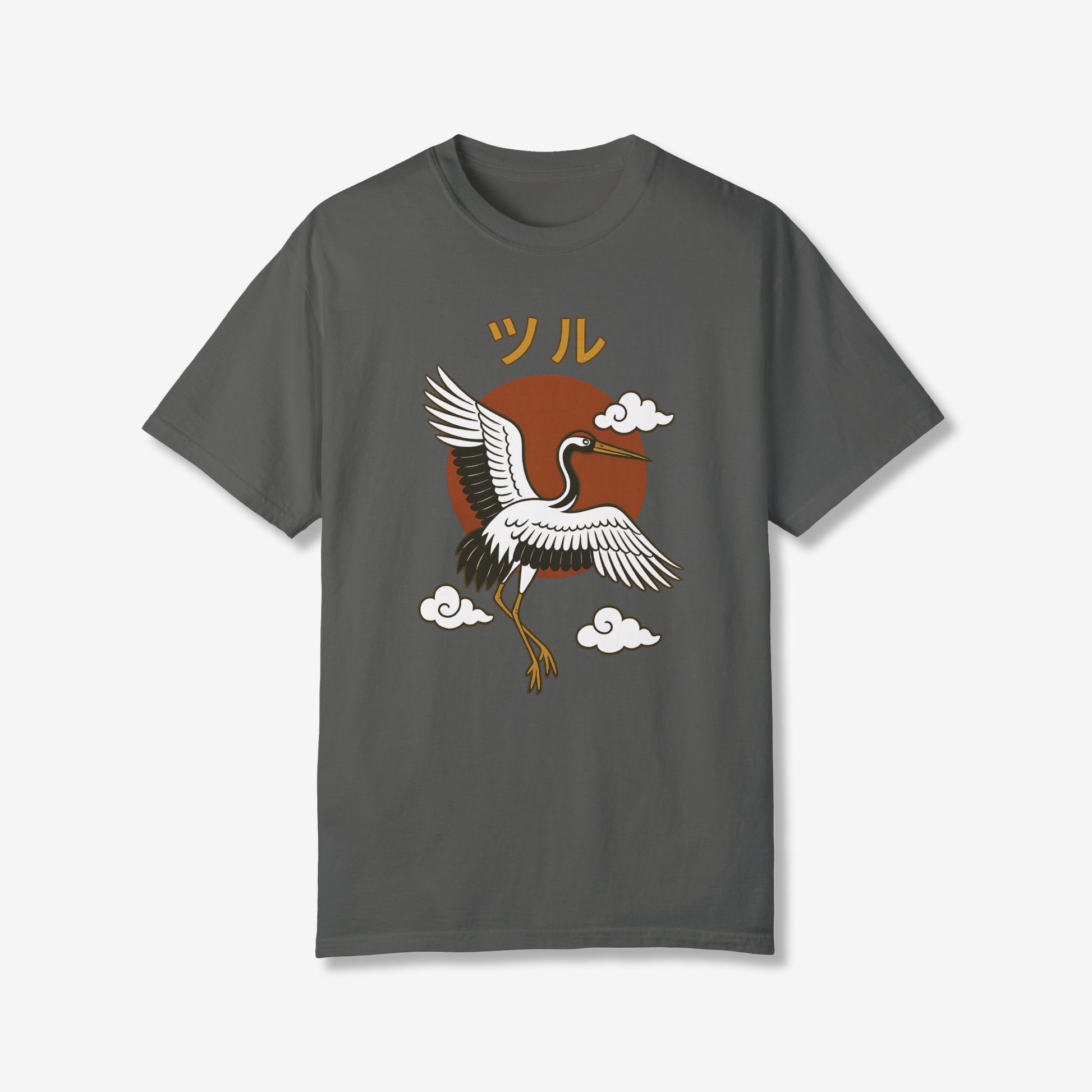 Crane with Sun T-Shirt