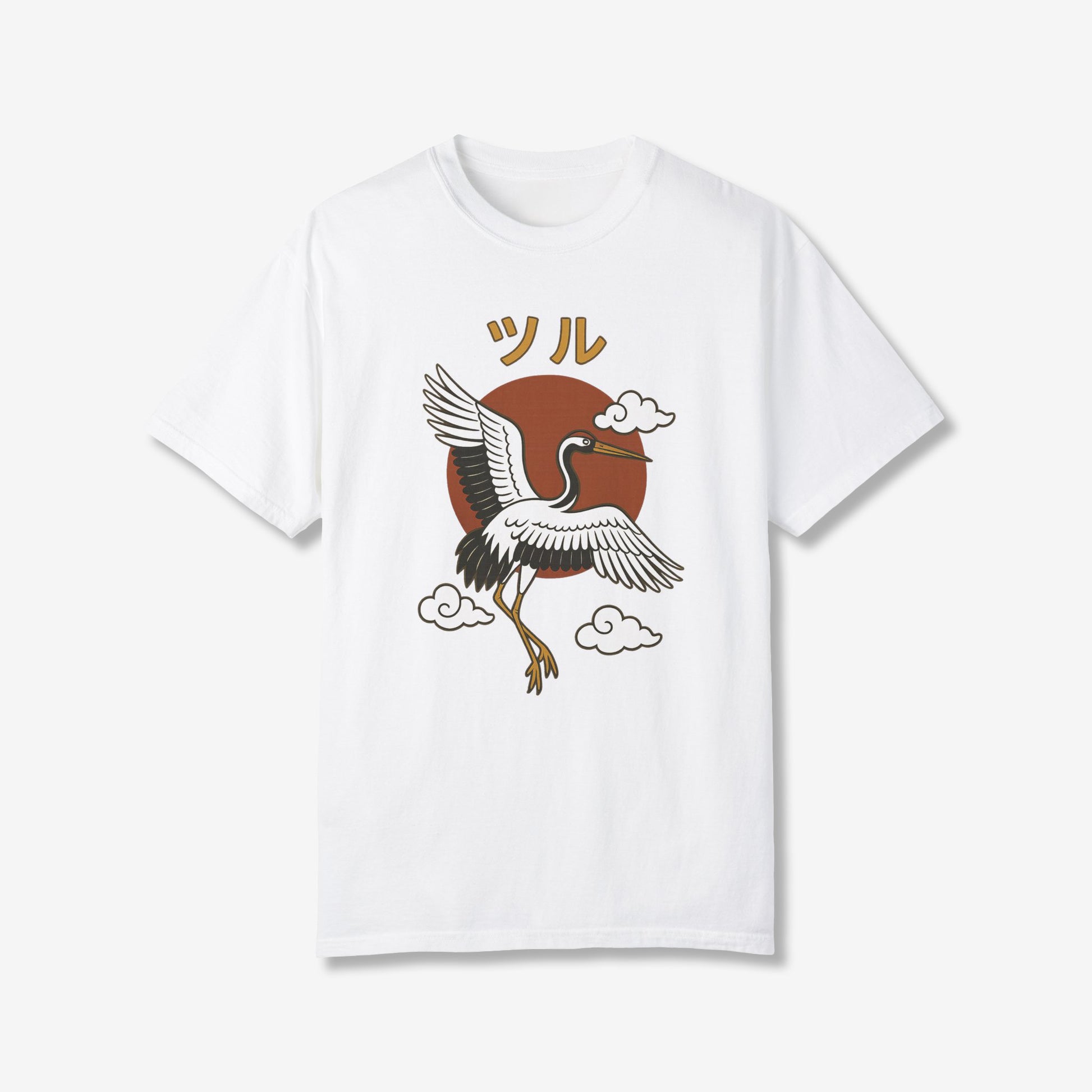 Crane with Sun T-Shirt