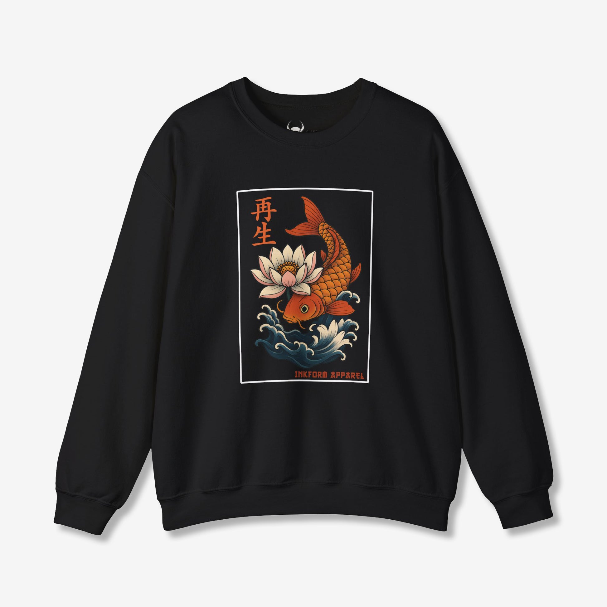 Lotus Flower Koi Fish Sweatshirt