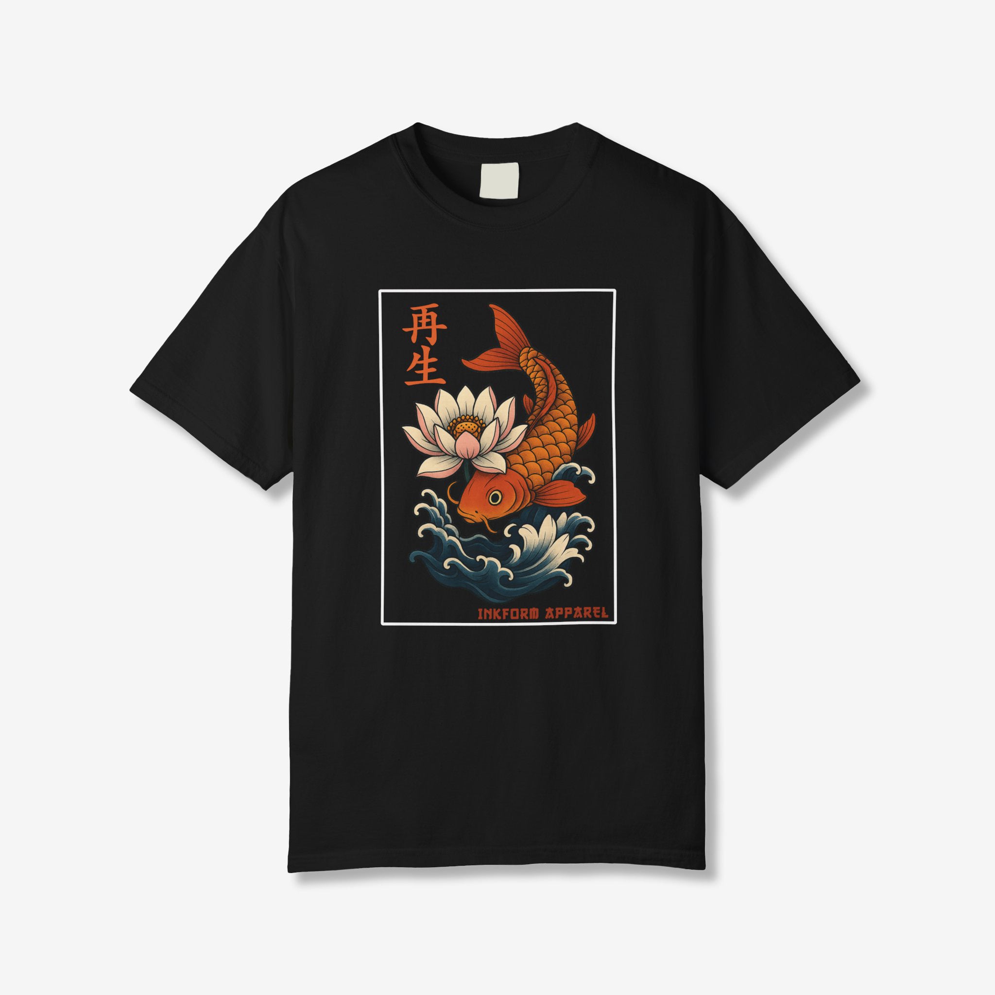 Lotus Flower Koi Fish T-Shirt