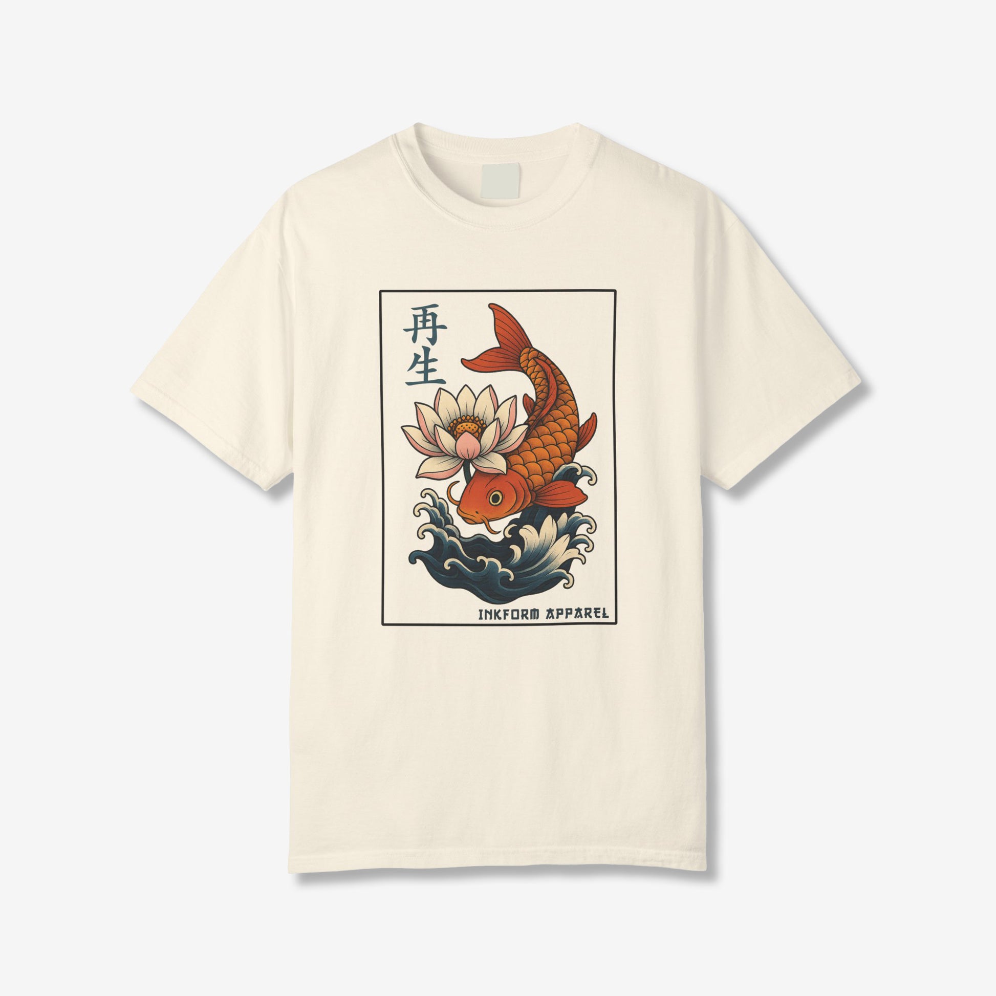 Lotus Flower Koi Fish T-Shirt