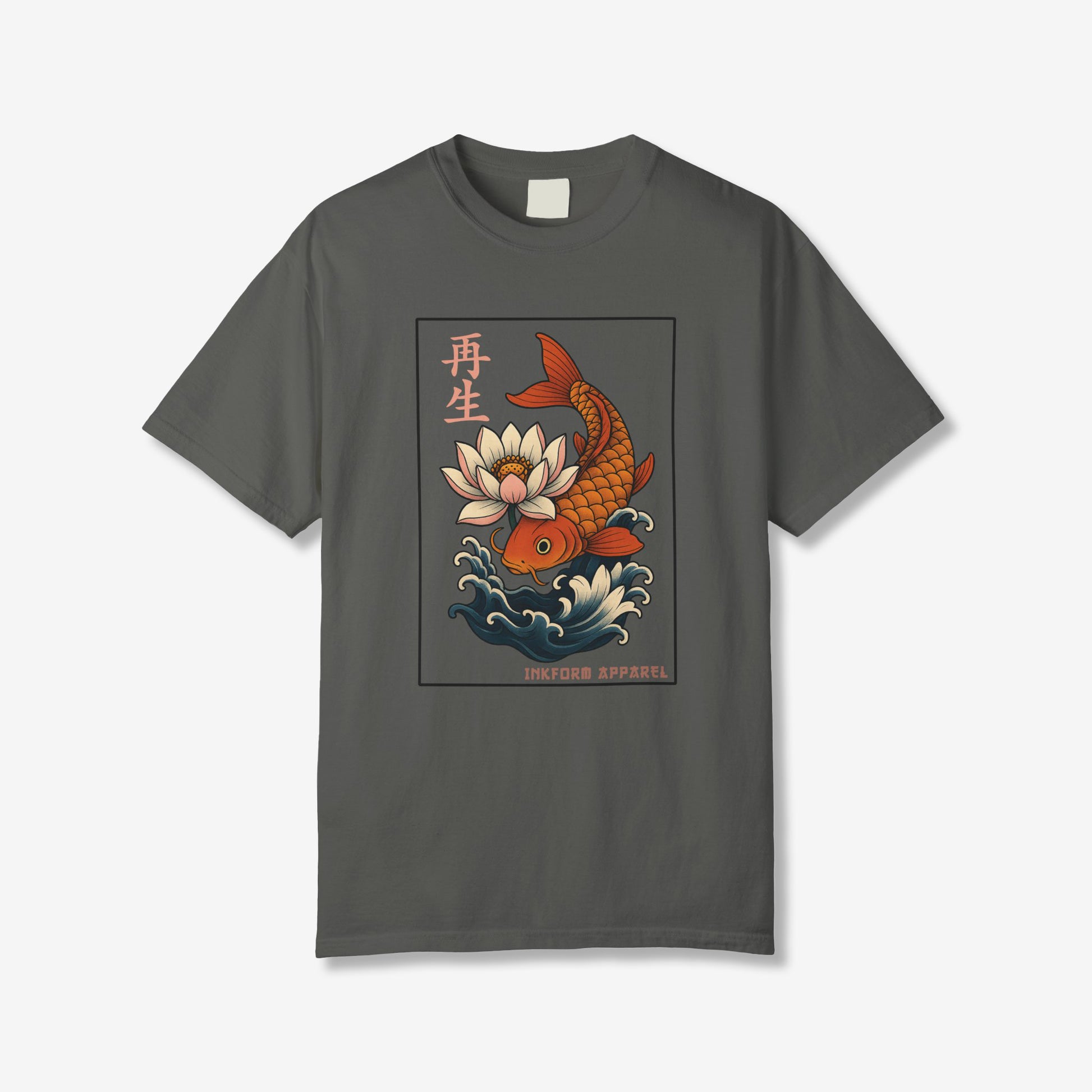 Lotus Flower Koi Fish T-Shirt