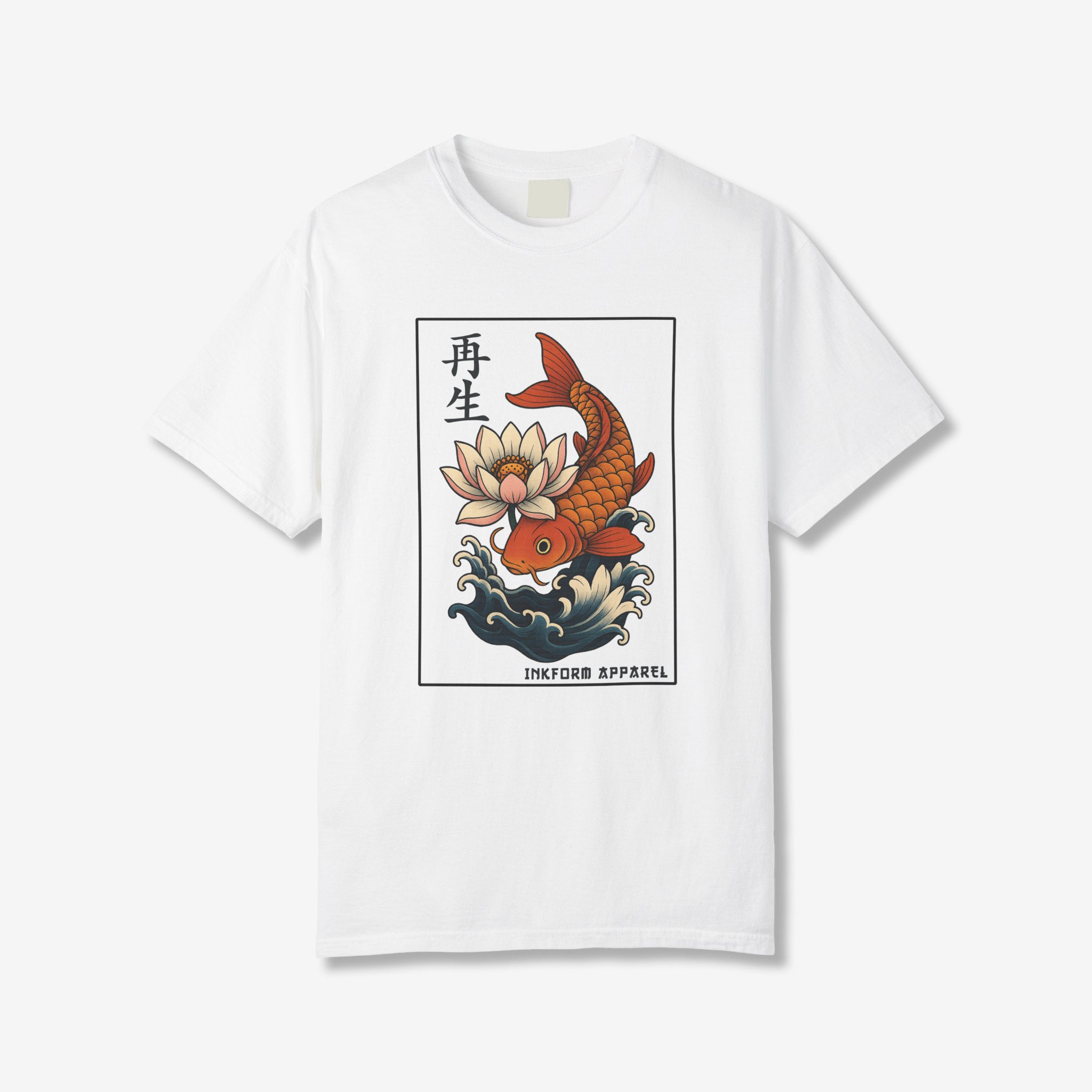 Lotus Flower Koi Fish T-Shirt