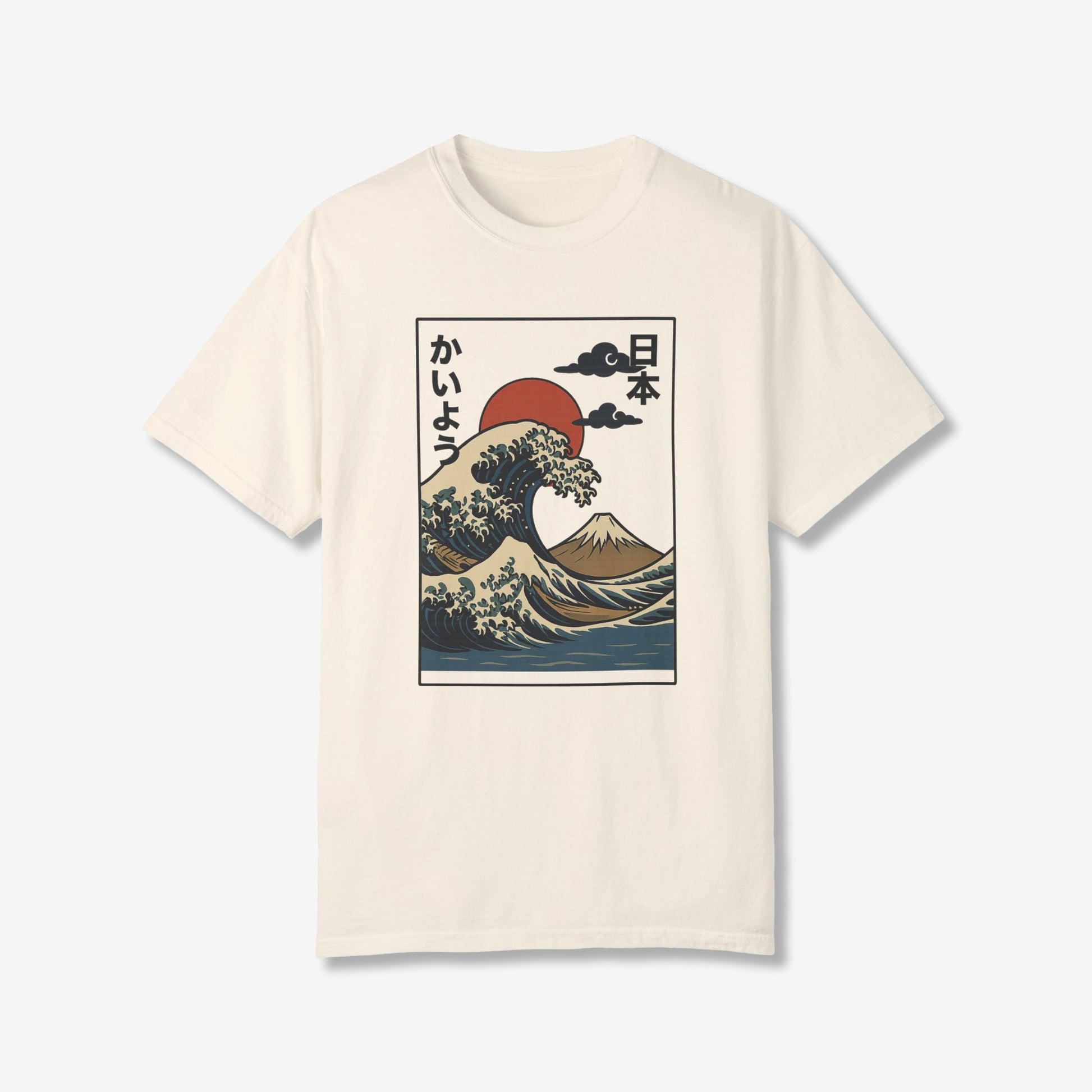Ocean Wave Sun Japan T-Shirt
