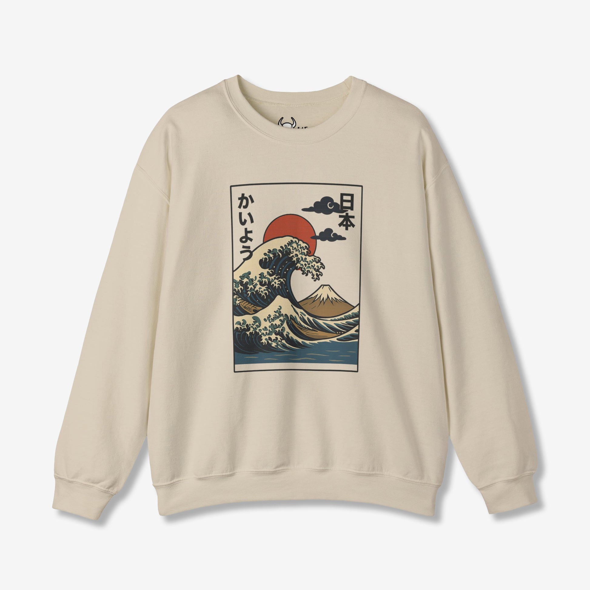 Ocean Wave Sun Japan Sweatshirt