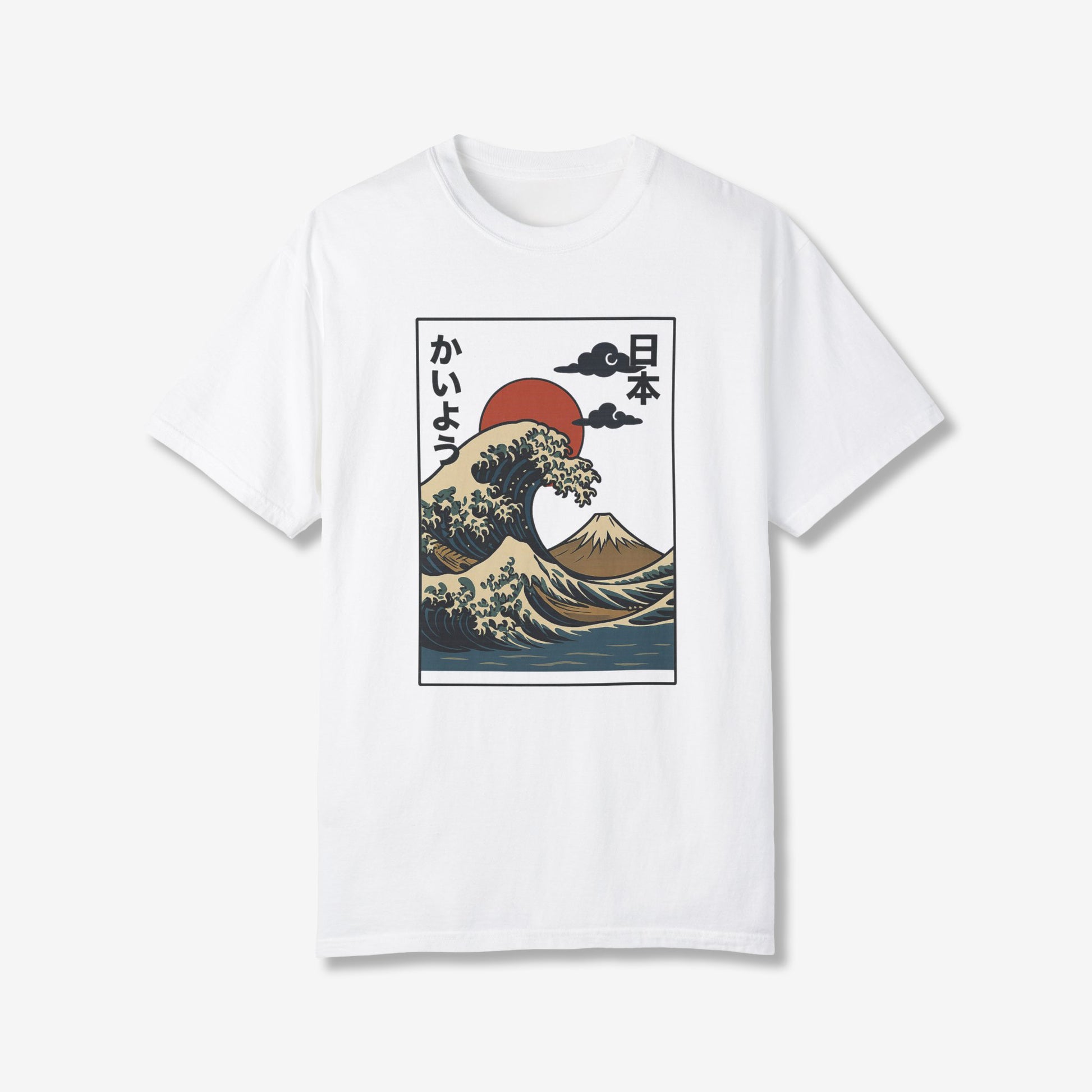 Ocean Wave Sun Japan T-Shirt