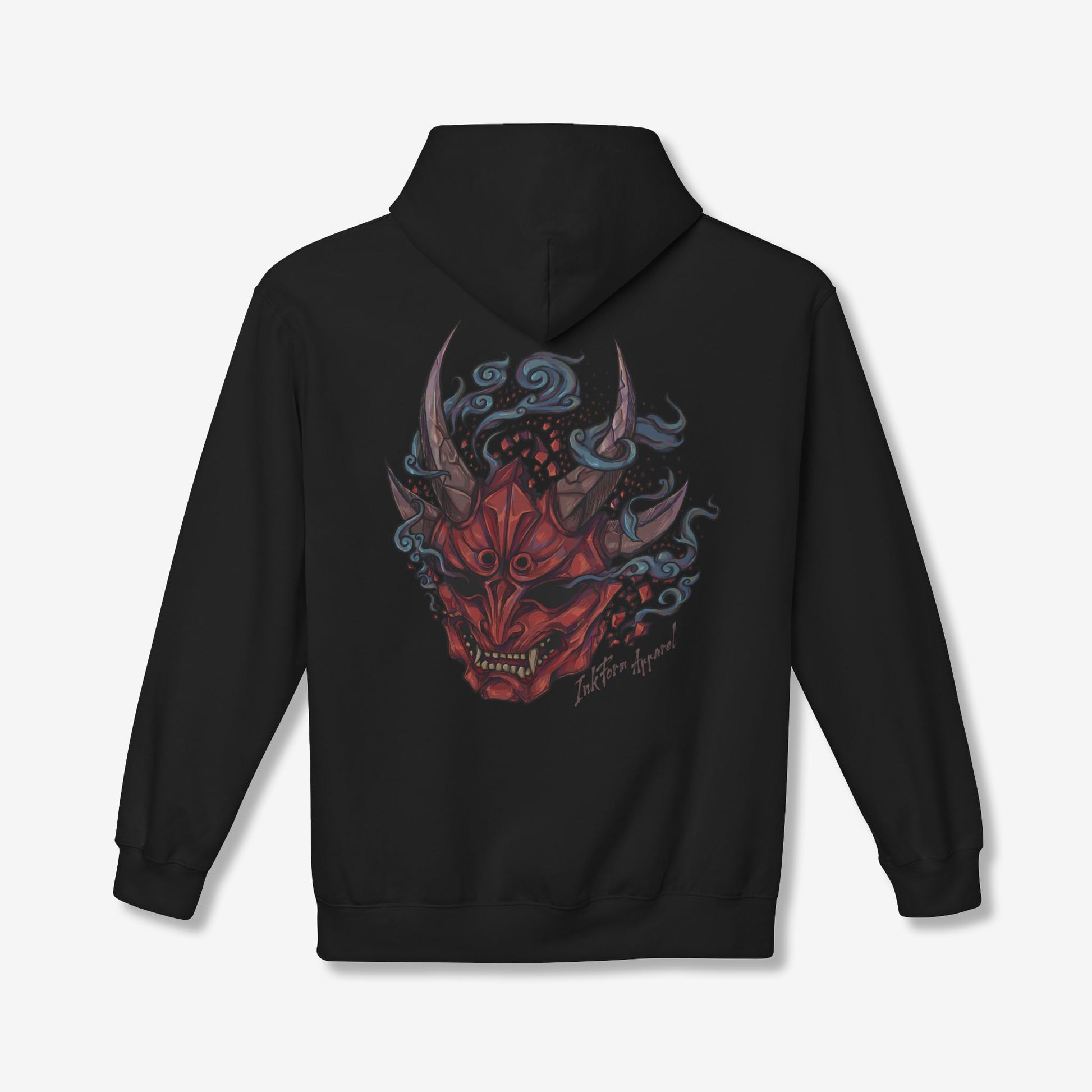 Red Oni Mask Back Hoodie