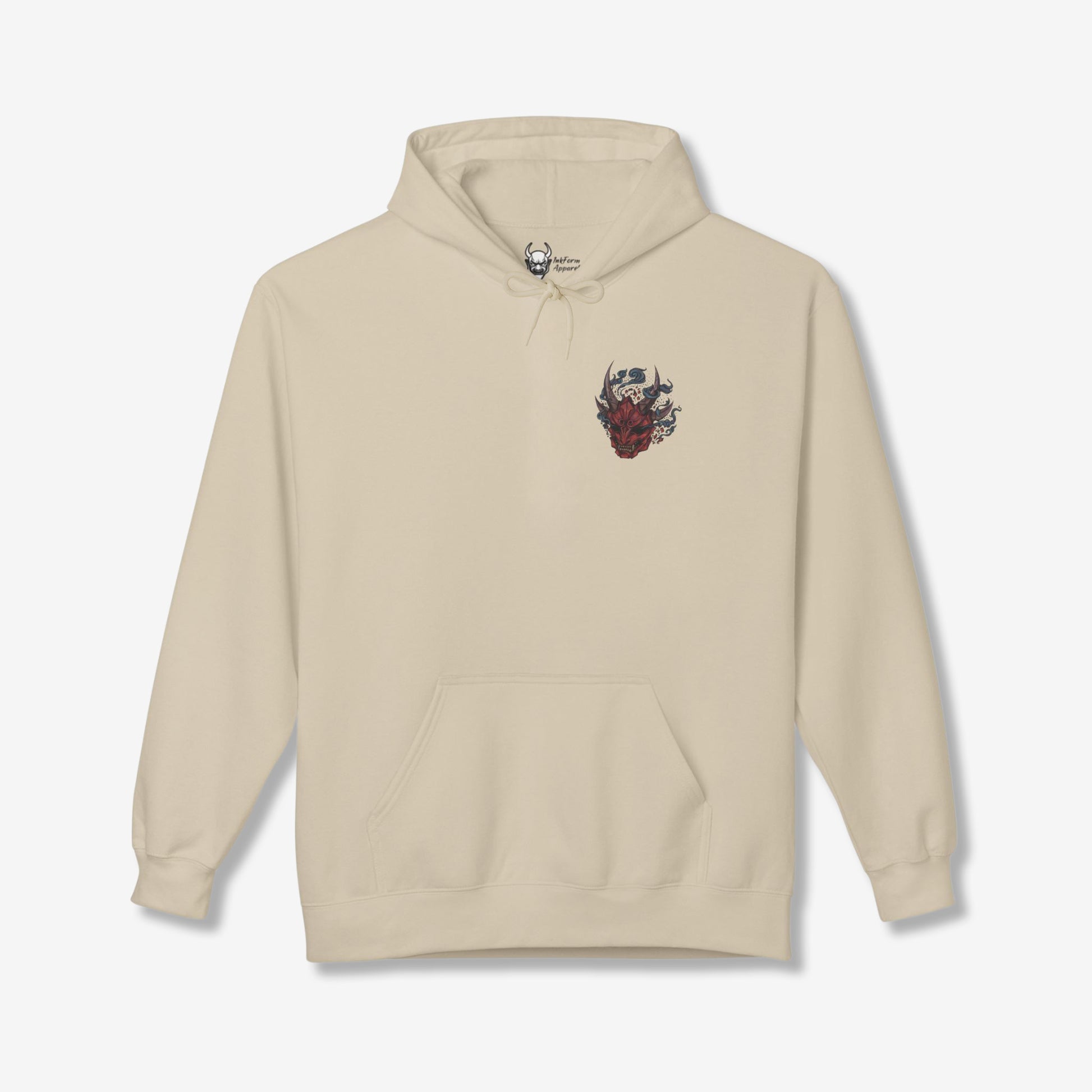 Red Oni Mask Back Hoodie