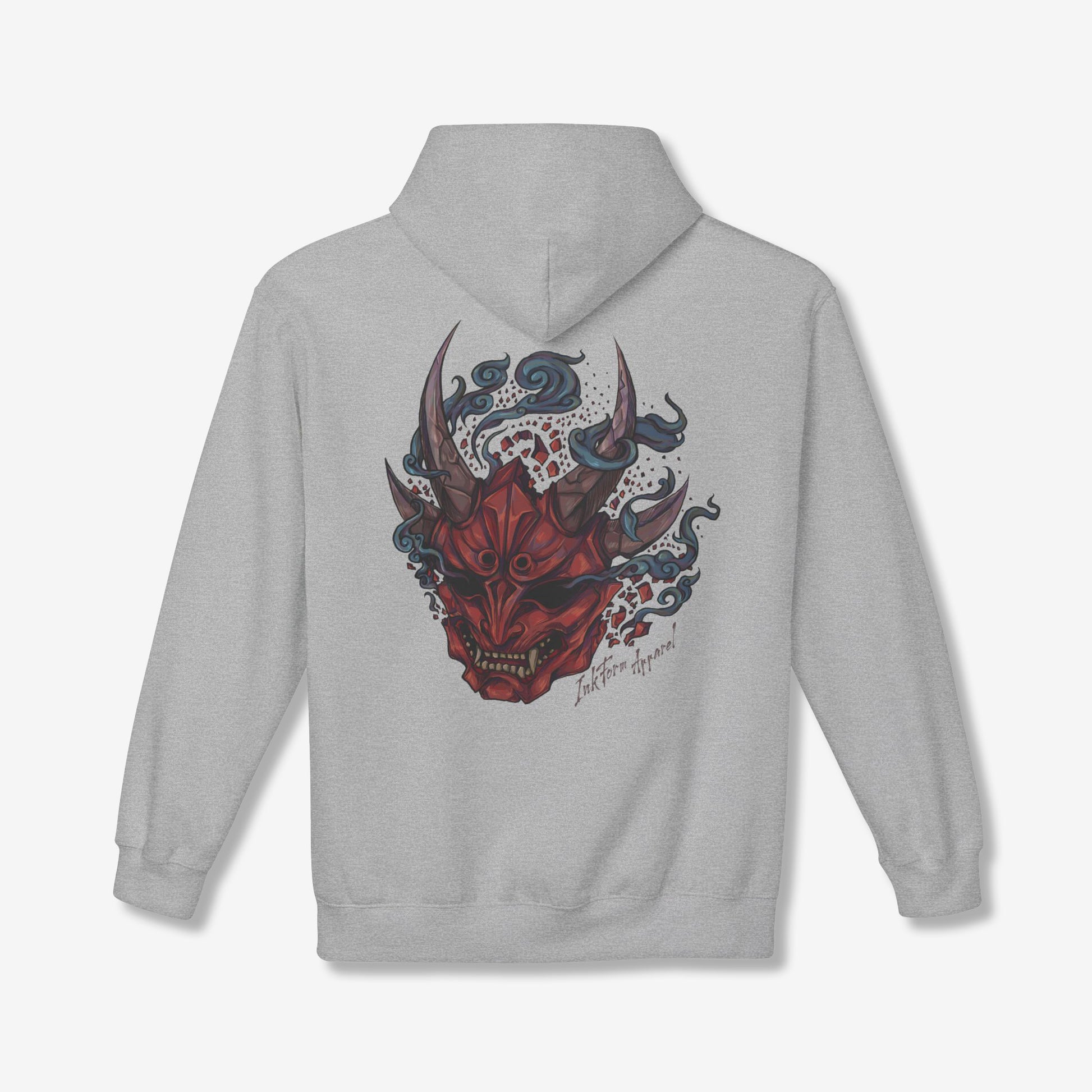 Red Oni Mask Back Hoodie