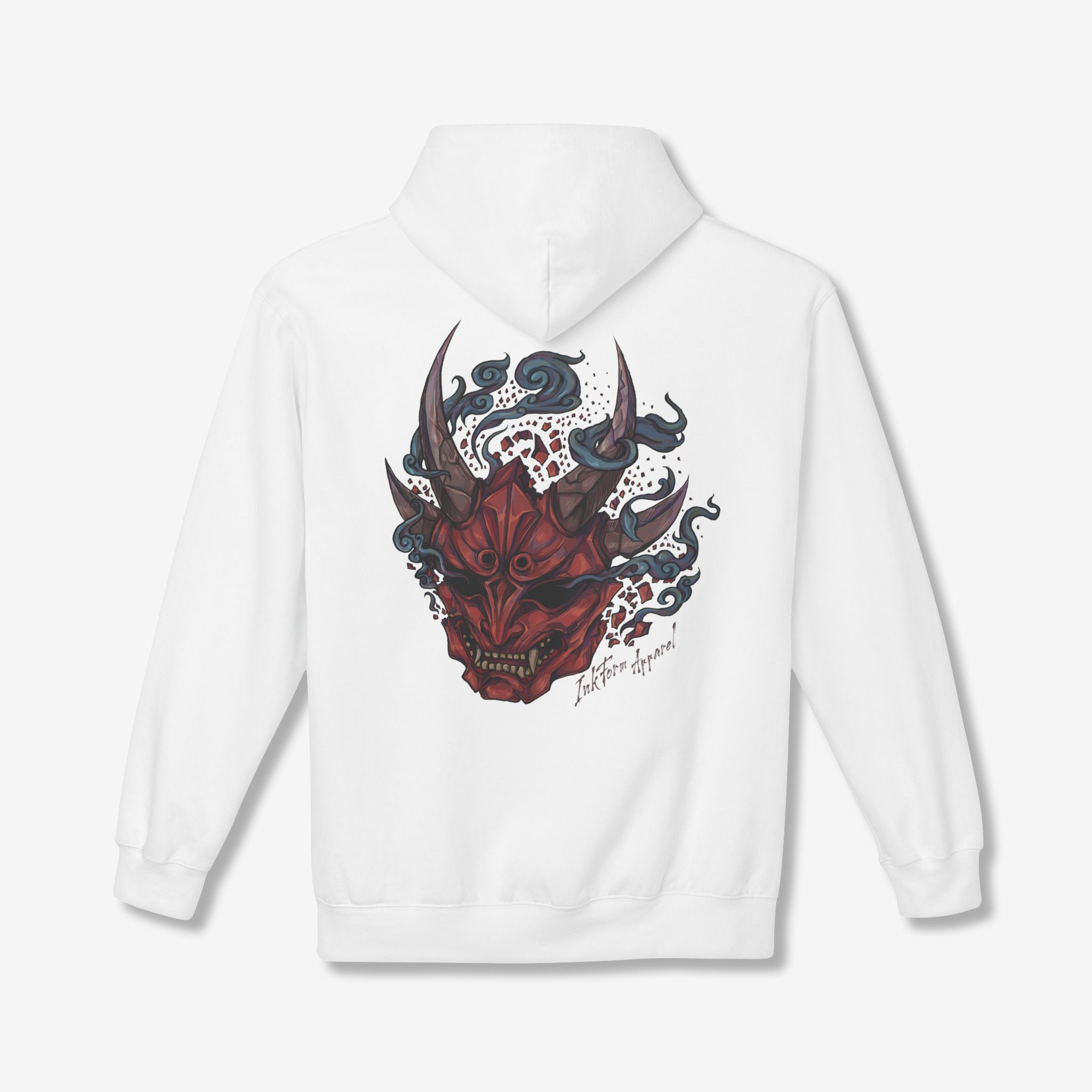 Red Oni Mask Back Hoodie