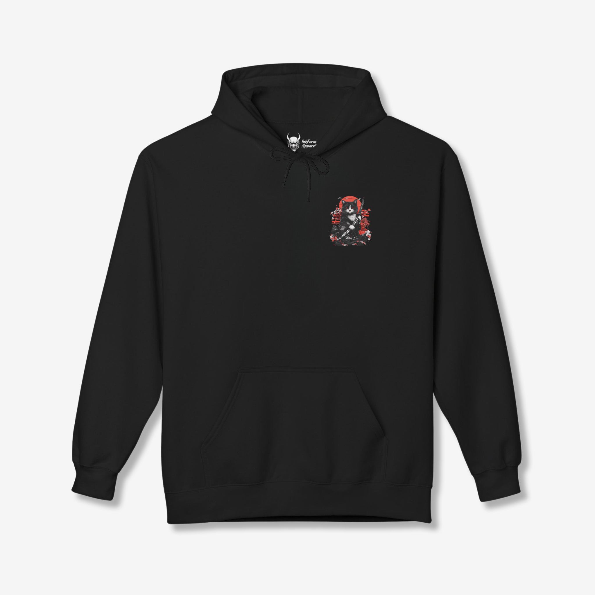 Samurai Cat Back Hoodie