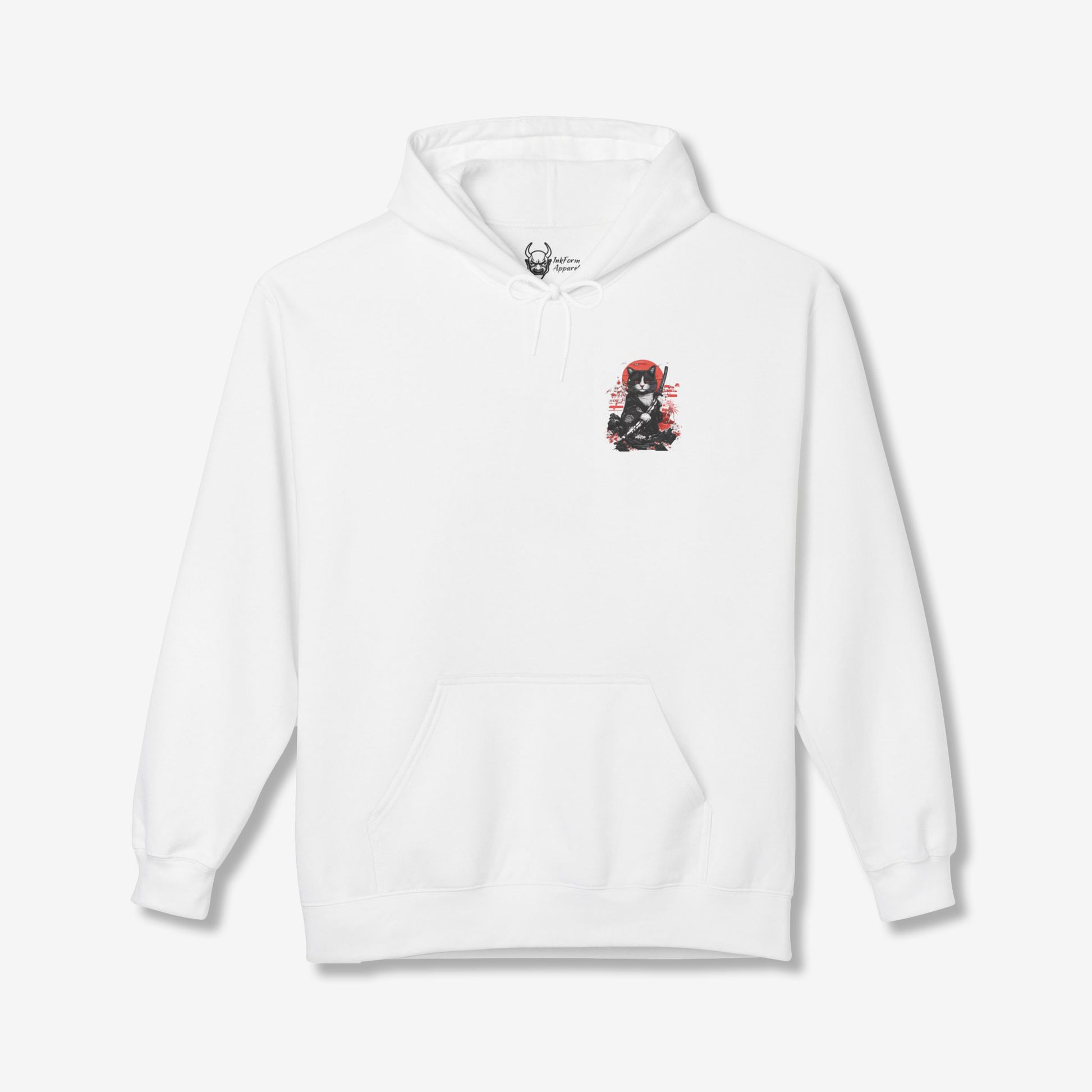 Samurai Cat Back Hoodie