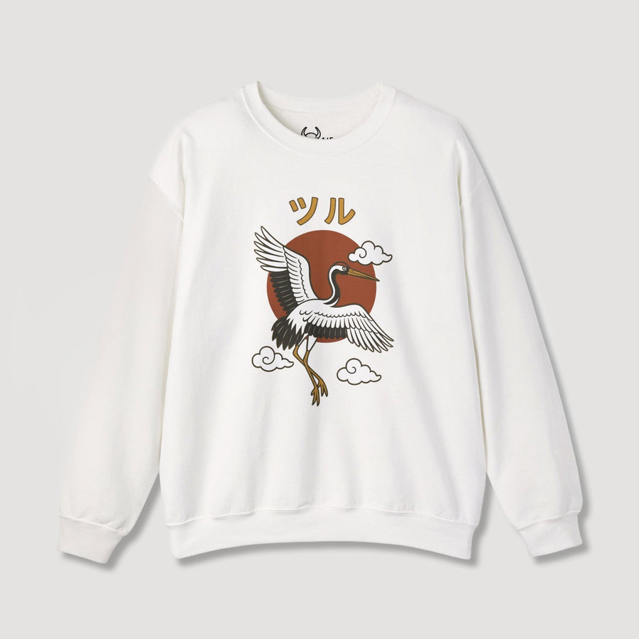 Crane with Sun Sweatshirt