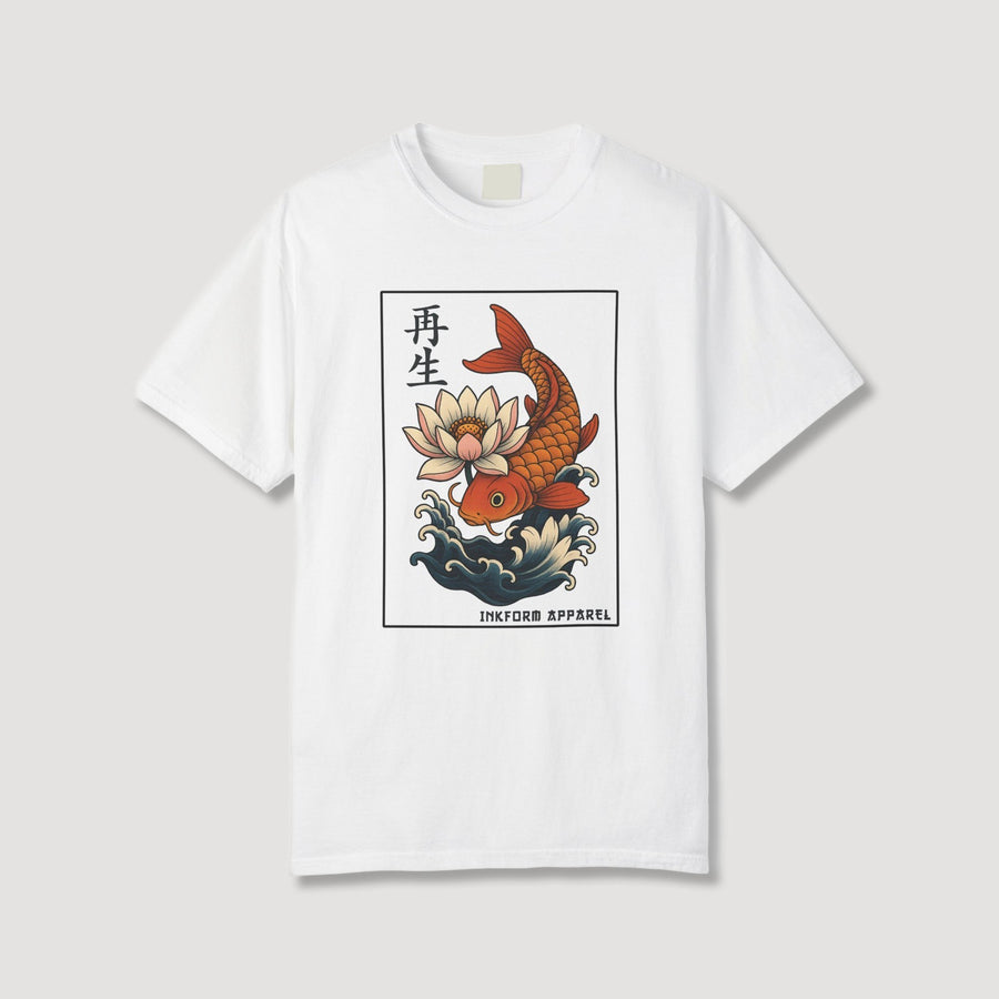 Lotus Flower Koi Fish T-Shirt
